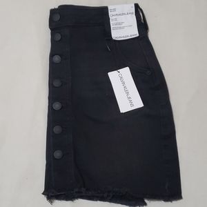 Calvin Klein Denim Mini Skirt NWT